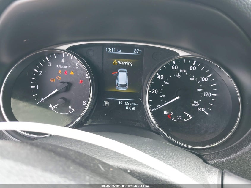 2015 NISSAN ROGUE SPORT UTILITY VEHICLE 2.5L I-4 DOHC, VVT, 170HP