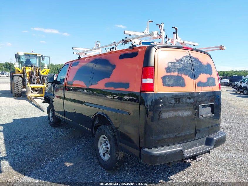 Vin: 1gczggf76n1212631, lot: 45833477, chevrolet express cargo rwd 3500 regular wheelbase wt 20223
