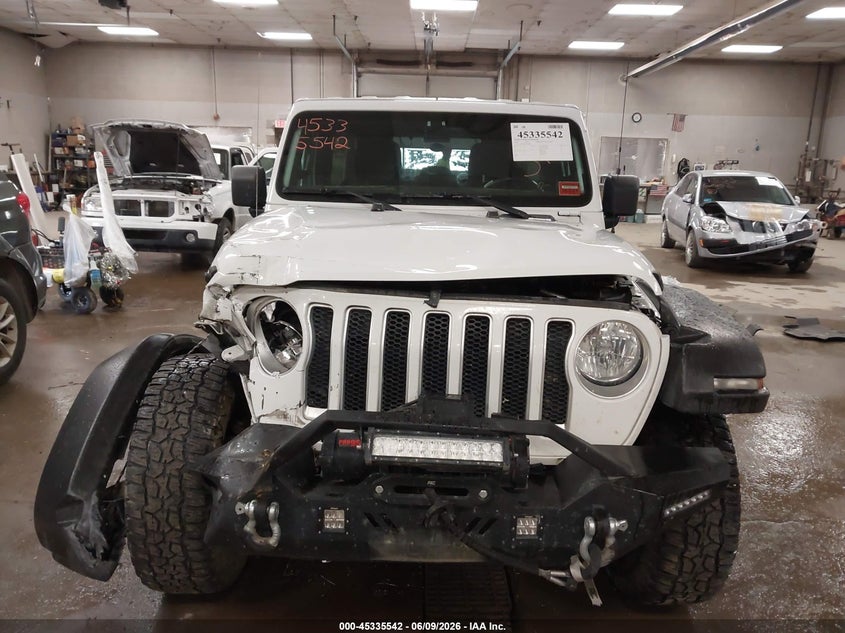 2020 Jeep Wrangler Unlimited Sahara 4X4 VIN: 1C4HJXEN6LW182866 Lot: 45335542