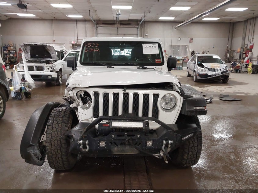 2020 Jeep Wrangler Unlimited Sahara 4X4 VIN: 1C4HJXEN6LW182866 Lot: 45335542