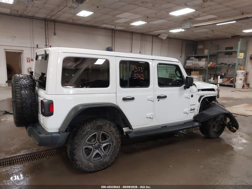 2020 Jeep Wrangler Unlimited Sahara 4X4 VIN: 1C4HJXEN6LW182866 Lot: 45335542