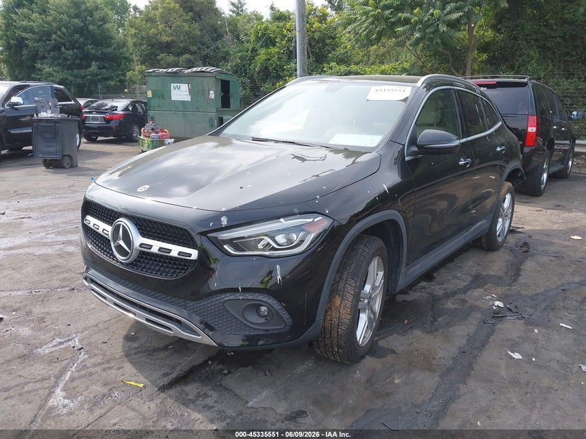 Vin: w1n4n4gb8mj218486, lot: 45833487, mercedes-benz gla 250 20212