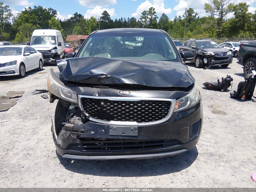2017 Kia Sedona Lx VIN: KNDMB5C16H6233838 Lot: 45335573