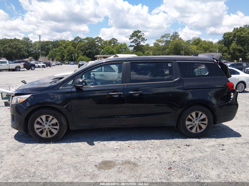 2017 Kia Sedona Lx VIN: KNDMB5C16H6233838 Lot: 45335573