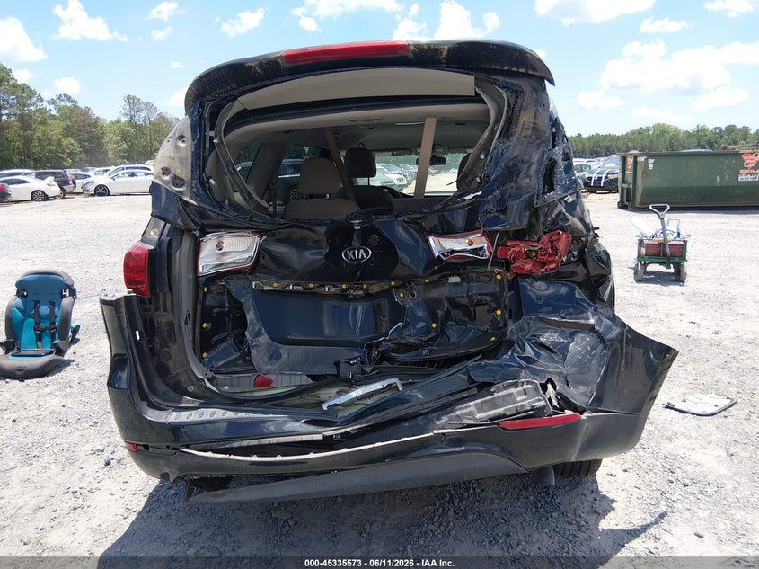 2017 Kia Sedona Lx VIN: KNDMB5C16H6233838 Lot: 45335573