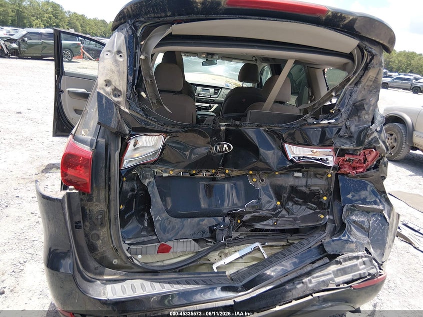 2017 Kia Sedona Lx VIN: KNDMB5C16H6233838 Lot: 45335573