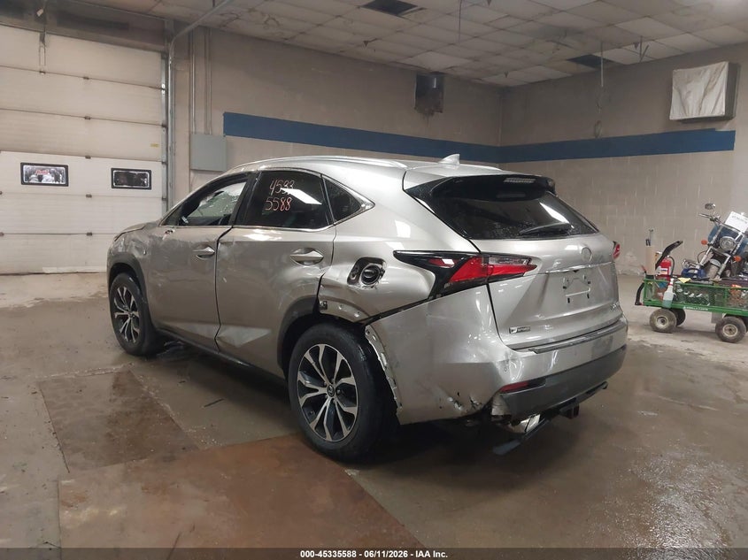 Vin: jtjbarbz7g2069754, lot: 45833524, lexus nx 200t 20163