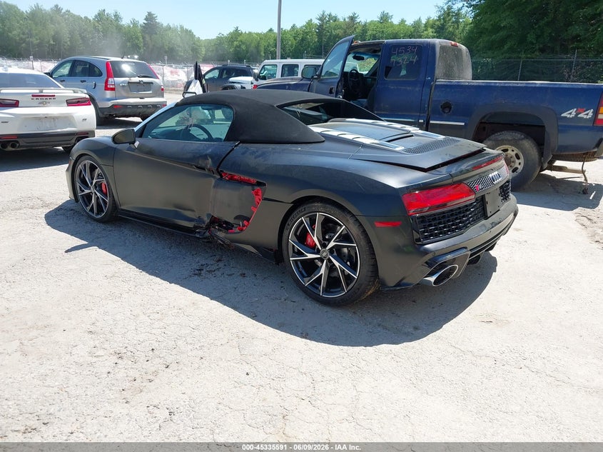 2021 AUDI R8 SPYDER 5.2L V-10 DI, DOHC, (VIN: WUABACFX4M7900475