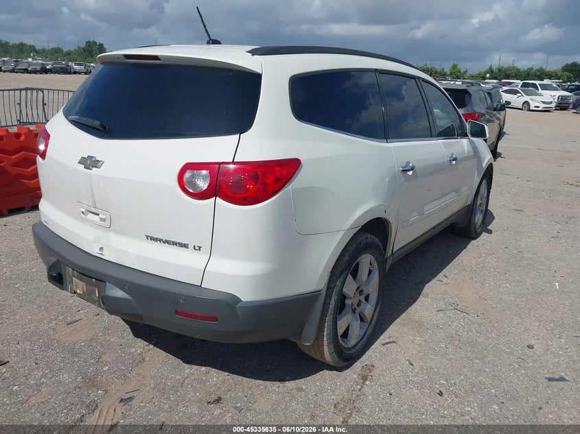 Vin: 1gnkrged8cj377605, lot: 45833570, chevrolet traverse 1lt 20124