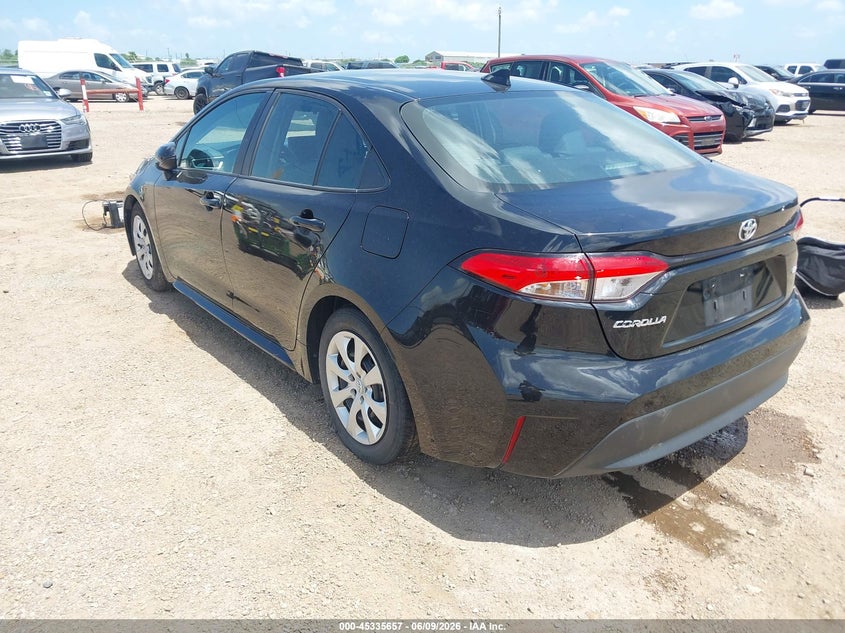 Vin: 5yfb4mde6rp132645, lot: 45833593, toyota corolla le 20243