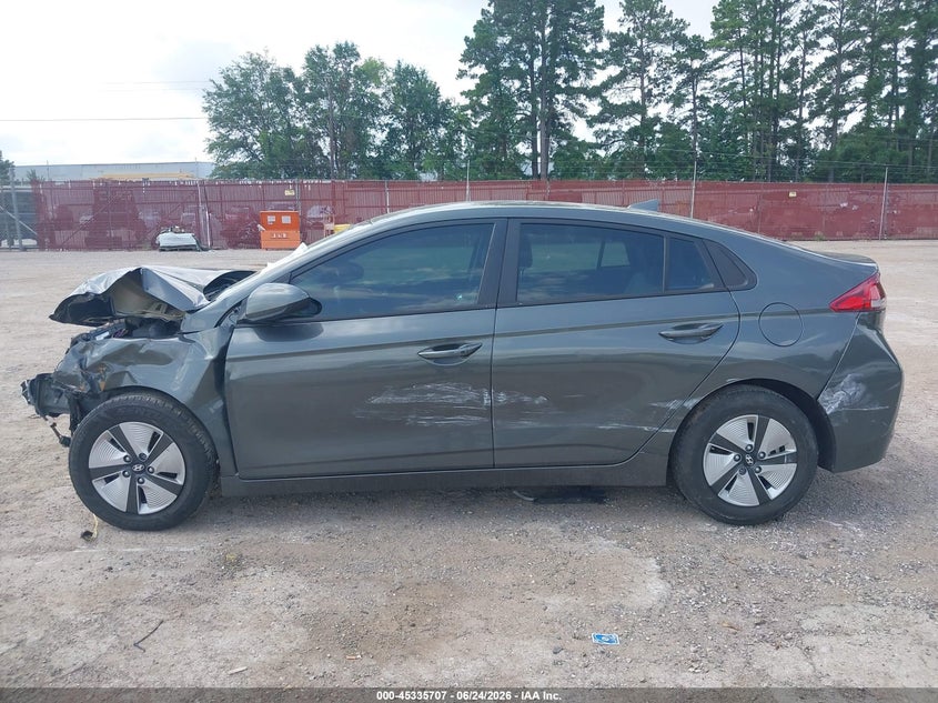 2022 Hyundai Ioniq Hybrid Blue VIN: KMHC65LC4NU281360 Lot: 45335707