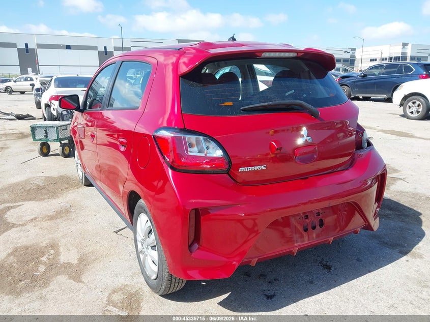 2024 MITSUBISHI MIRAGE 1.2L I-3 DOHC, VVT, (VIN: ML32AUHJ9RH006293