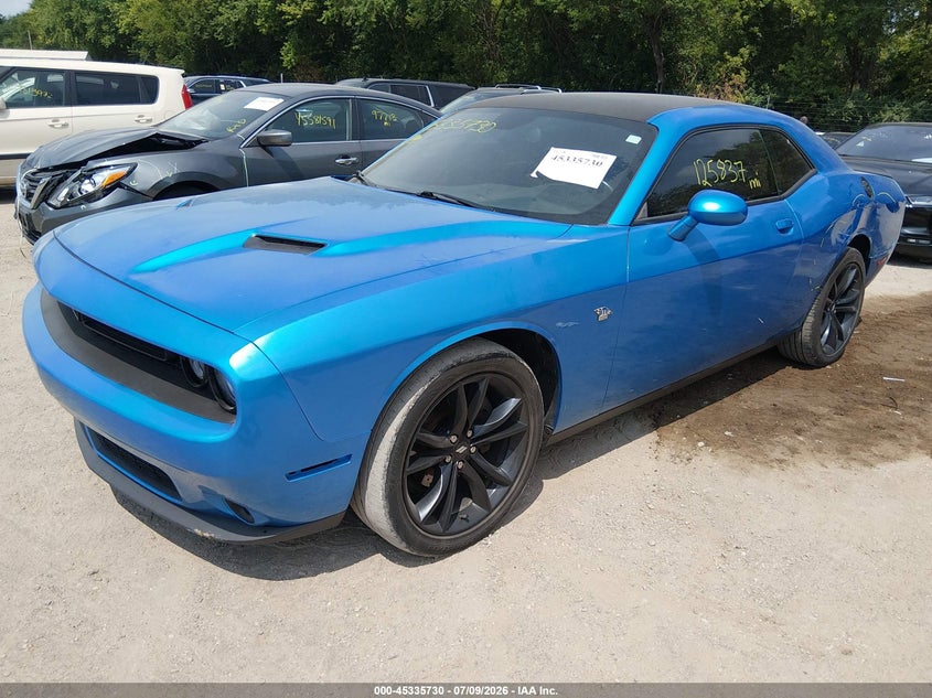 Vin: 2c3cdzbtxjh306055, lot: 45833666, dodge challenger r/t 20182