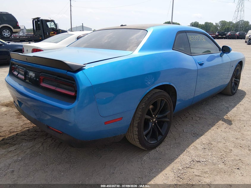 Vin: 2c3cdzbtxjh306055, lot: 45833666, dodge challenger r/t 20184