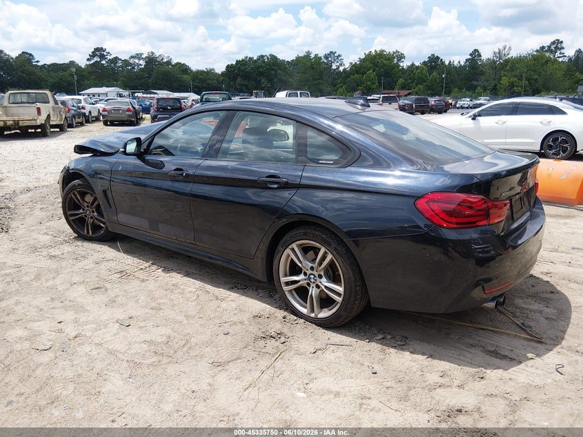 Vin: wba4j3c58kbl05855, lot: 45833686, bmw 430i gran coupe xdrive 20193