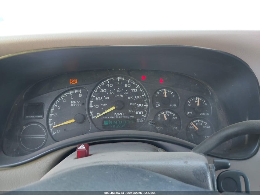 2000 CHEVROLET SILVERADO TRUCK 5.3L V-8 285HP