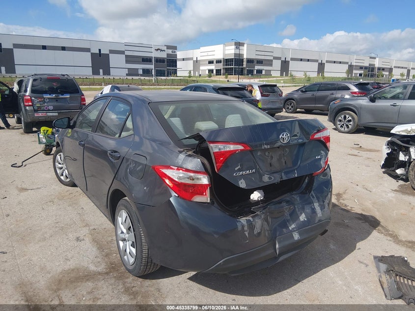 2015 TOYOTA COROLLA auction photo 3