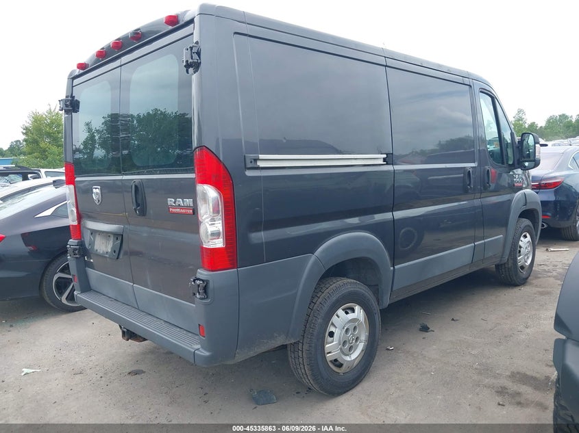 Vin: 3c6trvng7ee116565, lot: 45833799, ram promaster 1500 low roof 20144