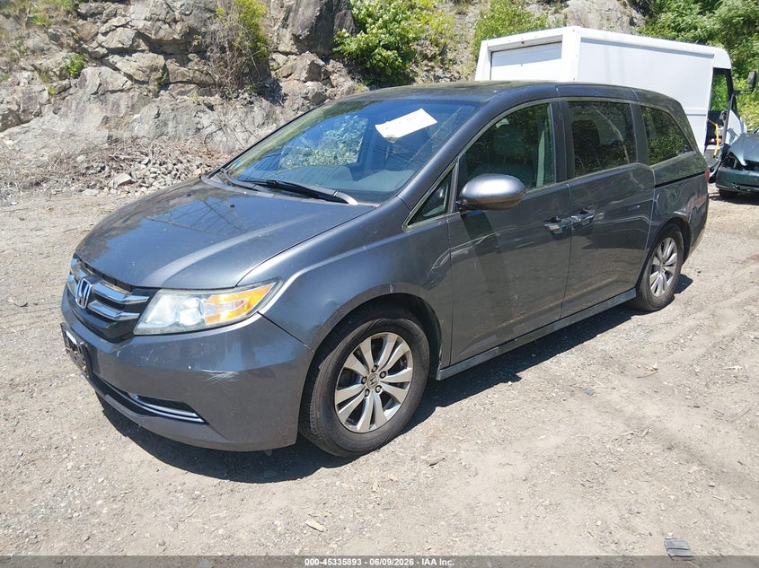 2014 Honda Odyssey Ex-L 5FNRL5H6XEB043886 photo 1