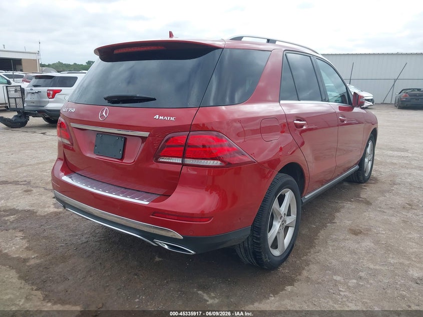 Vin: 4jgda5hb3jb117462, lot: 45833853, mercedes-benz gle 350 4matic 20184