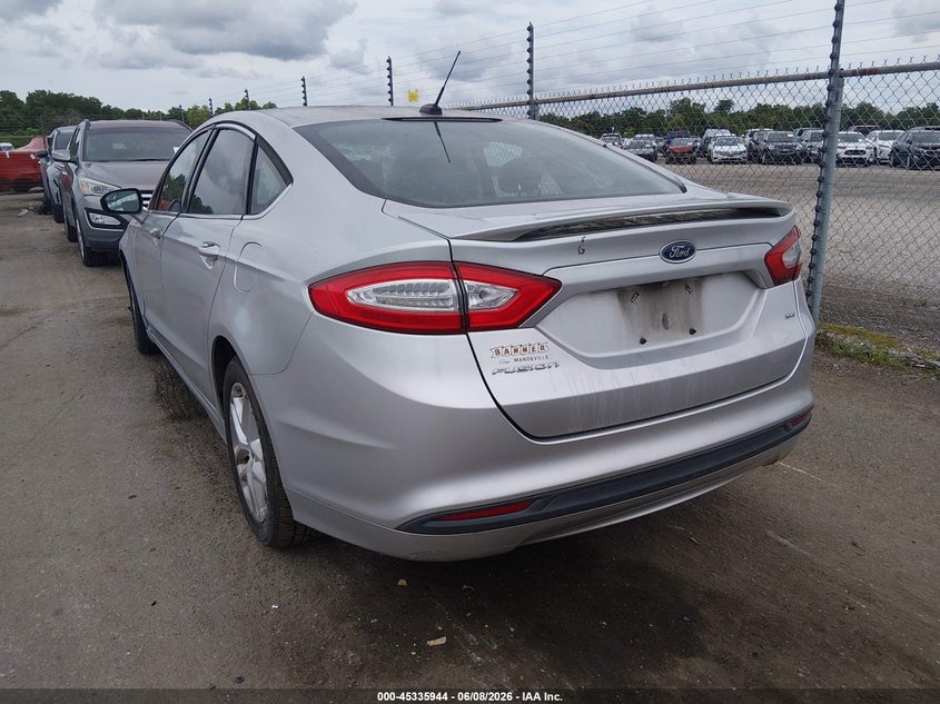 Vin: 3fa6p0h72gr283265, lot: 45833880, ford fusion se 20163