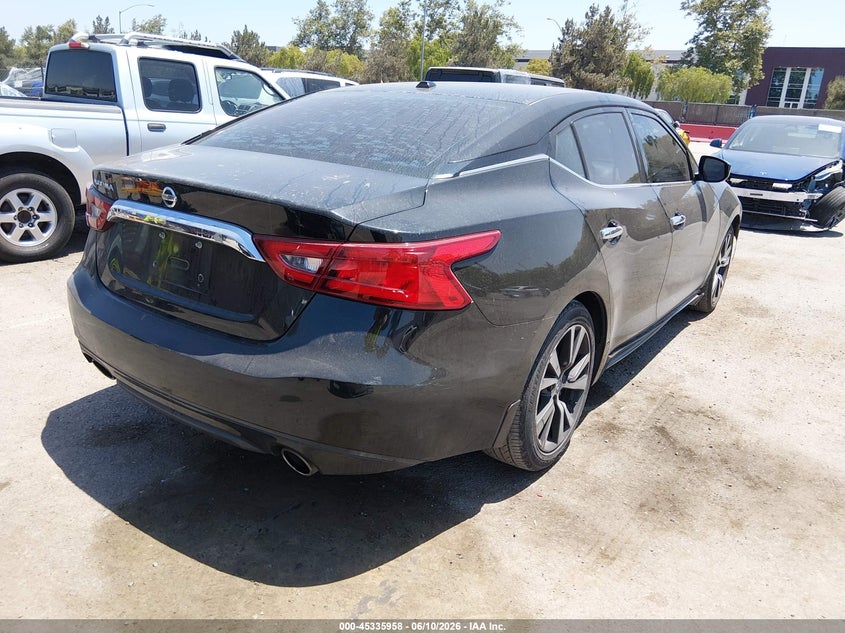 2017 NISSAN MAXIMA SEDAN 3.5L V-6 DOHC, VVT, 300HP
