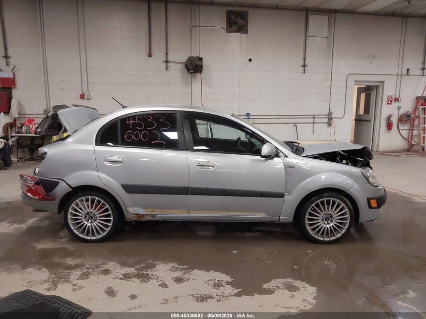 KIA RIO 2008 VIN KNADE123186384134