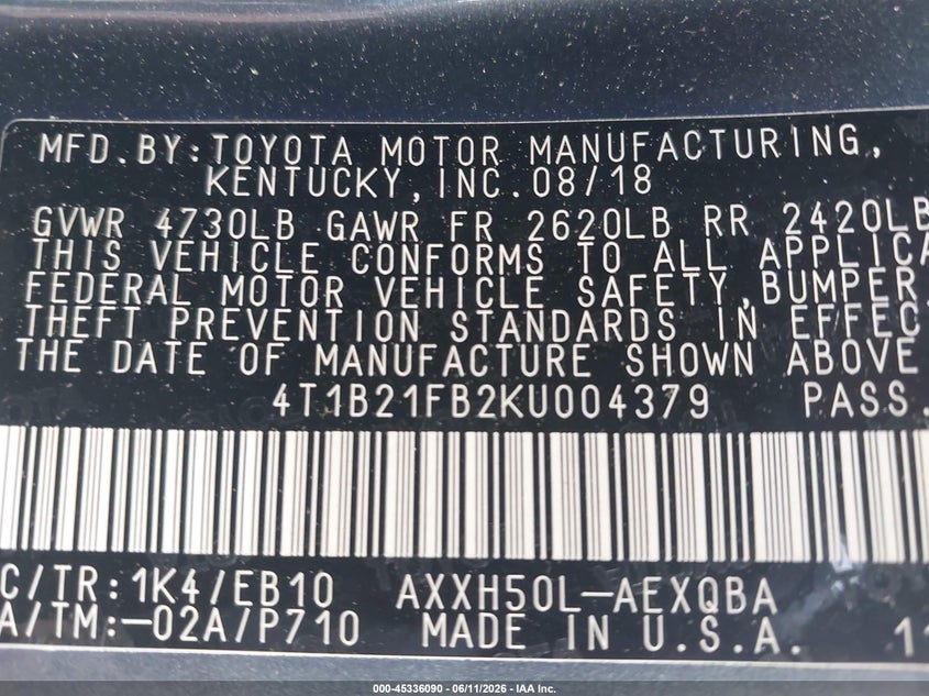 AtlanticExpress - Toyota Avalon Hybrid