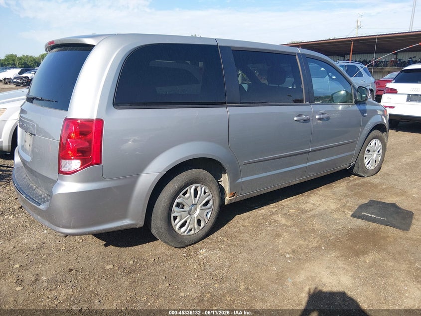 Vin: 2c4rdgbg0er305901, lot: 45834068, dodge grand caravan se 30th anniversary 20144