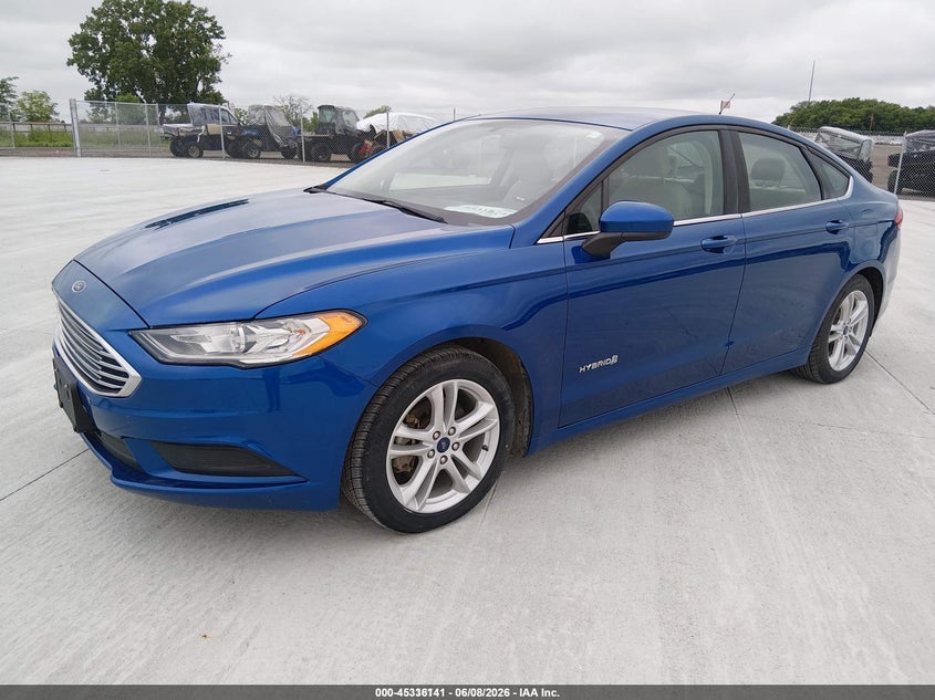 2018 Ford Fusion Hybrid S 3FA6P0UUXJR122990 photo 1