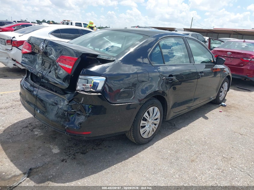 Vin: 3vw2k7aj6fm411490, lot: 45834133, volkswagen jetta 2.0l s 20154