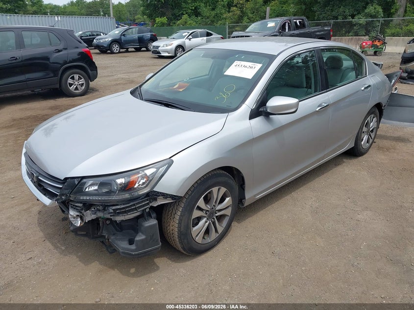 2014 Honda Accord Lx 1HGCR2F30EA278254 photo 1