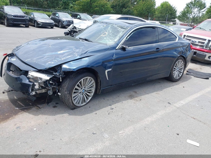 Vin: wba3n5c50ek197358, lot: 45834174, bmw 428i xdrive 20142