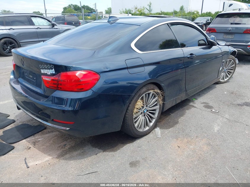 Vin: wba3n5c50ek197358, lot: 45834174, bmw 428i xdrive 20144