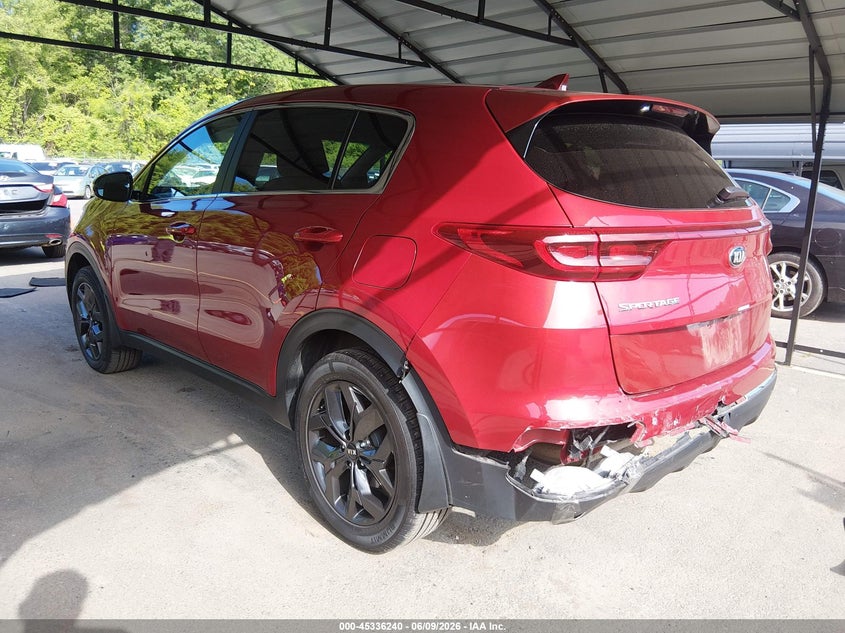 2022 KIA SPORTAGE 2.4L I-4 DI, DOHC, V(VIN: KNDPMCAC3N7025681