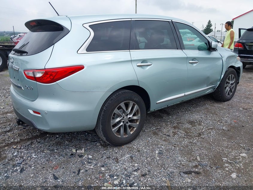 Vin: 5n1al0mm1ec535512, lot: 45834177, infiniti qx60 20144