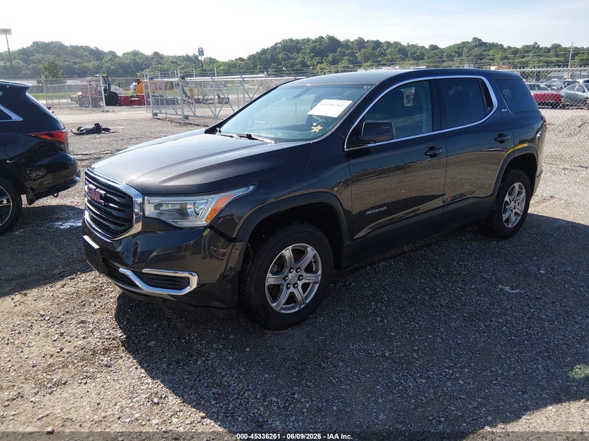 Vin: 1gkknkla8kz105642, lot: 45834197, gmc acadia sle-1 20192