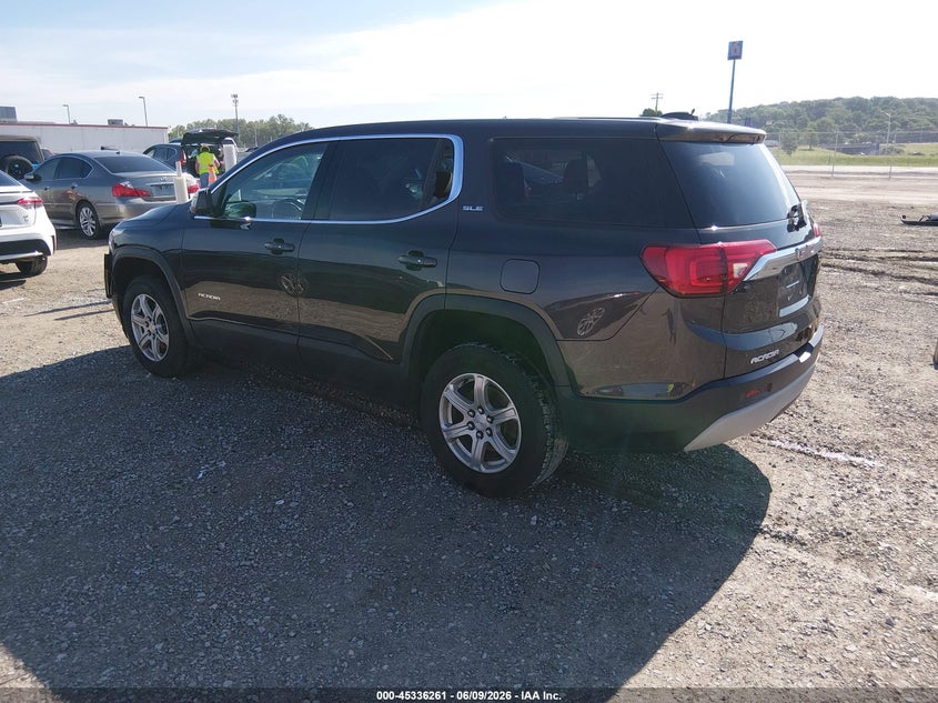 Vin: 1gkknkla8kz105642, lot: 45834197, gmc acadia sle-1 20193