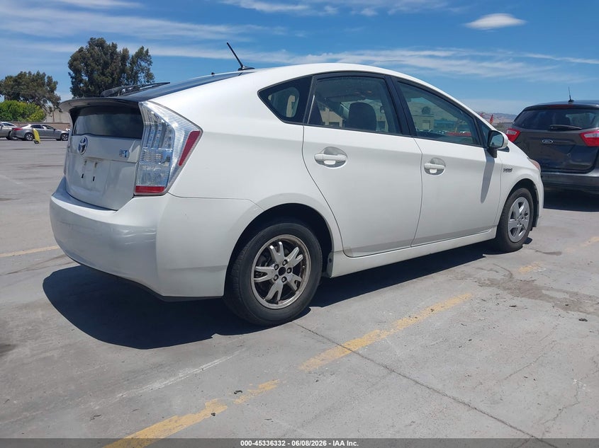 Vin: jtdkn3du8a0243985, lot: 45834268, toyota prius iii 20104