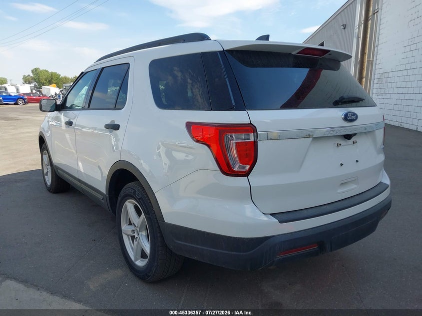 2018 FORD EXPLORER auction photo 3