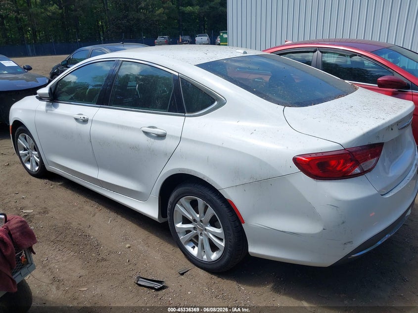 Vin: 1c3cccab3fn688825, lot: 45834305, chrysler 200 limited 20153