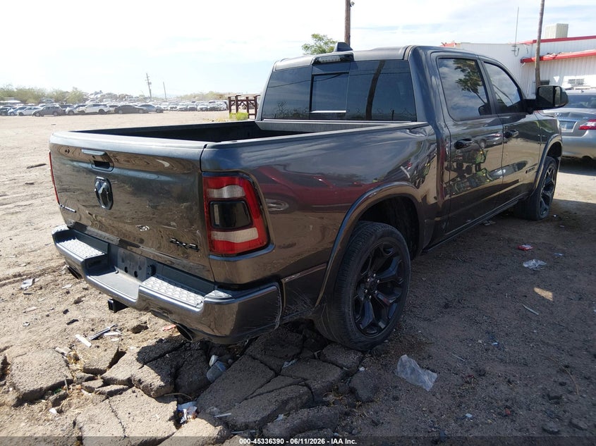Vin: 1c6srfht7pn665935, lot: 45834326, ram 1500 limited  4x4 5'7 box 20234