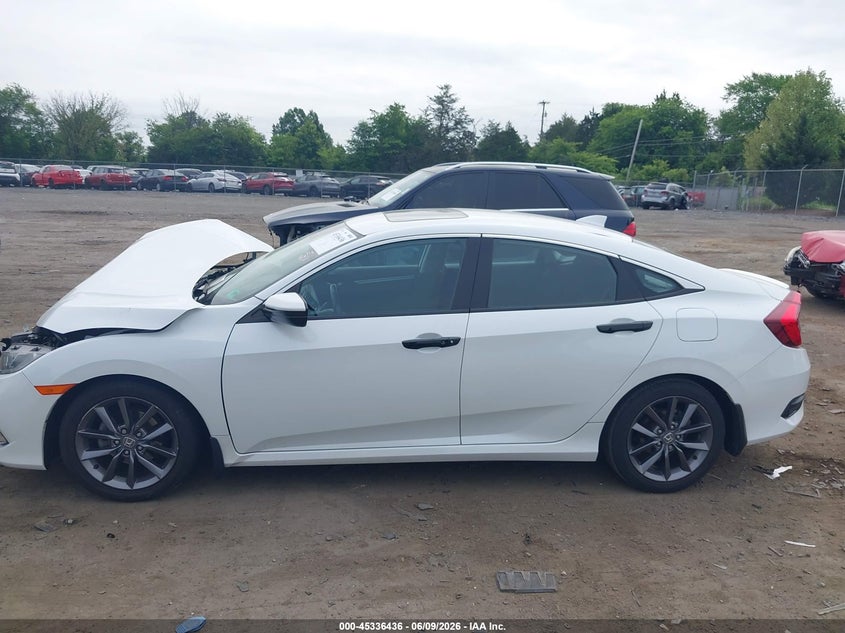 VIN 19XFC1F32ME200870 2021 HONDA CIVIC EX