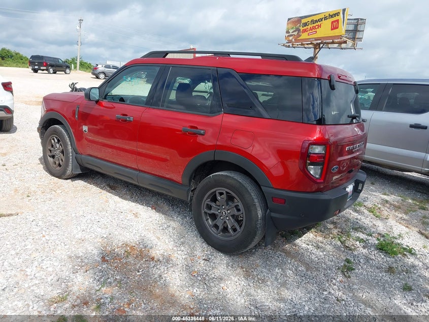 Vin: 3fmcr9b62rre21557, lot: 45834384, ford bronco sport big bend 20243