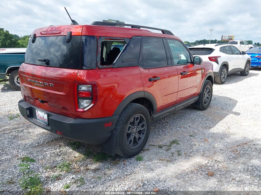 Vin: 3fmcr9b62rre21557, lot: 45834384, ford bronco sport big bend 20244