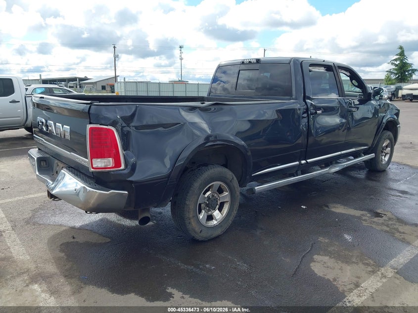 Vin: 3c6ur5ll3gg134265, lot: 45834409, ram 2500 longhorn limited 20164
