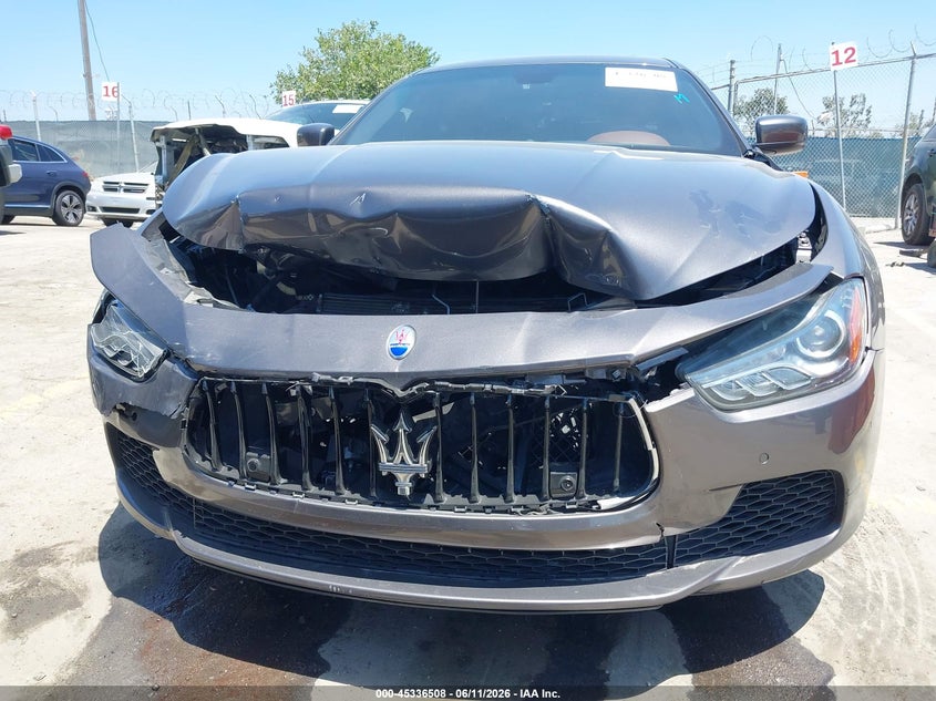 2016 Maserati Ghibli S VIN: ZAM57RSA0G1189146 Lot: 45336508
