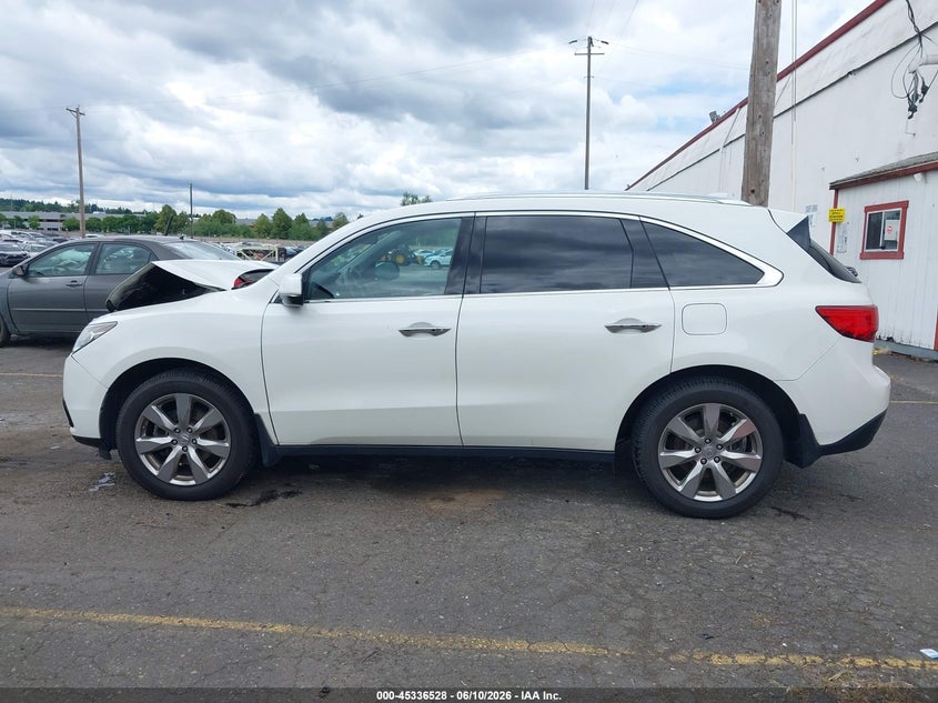 2016 Acura Mdx Advance Entertainment Packages/Advance Package VIN: 5FRYD4H97GB029099 Lot: 45336528