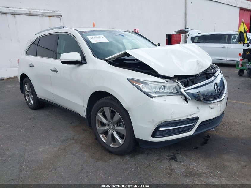 2016 ACURA MDX ADVANCE   ENTERTAINMENT PACKAGES/ADVANCE PACKAGE