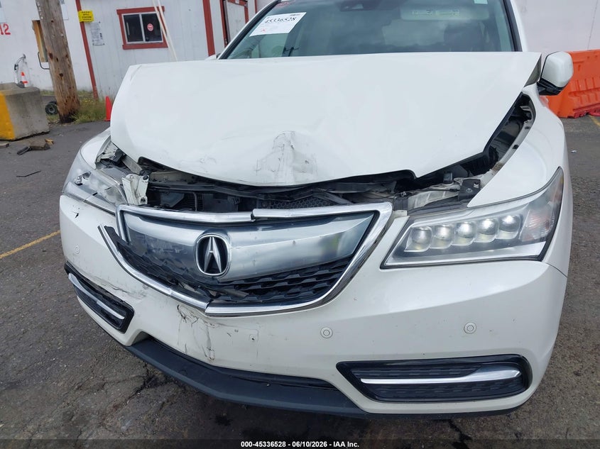 2016 Acura Mdx Advance Entertainment Packages/Advance Package VIN: 5FRYD4H97GB029099 Lot: 45336528